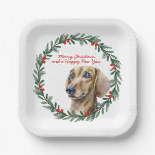 Plato De Papel Navidades personalizados de la guerra de feriados 