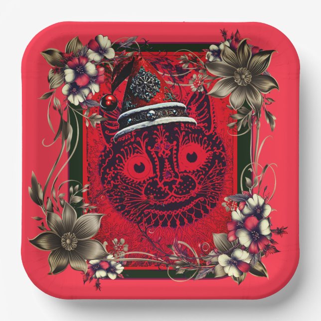 Plato De Papel NAVIDADES PRECIOSOS placa de papel (Anverso)