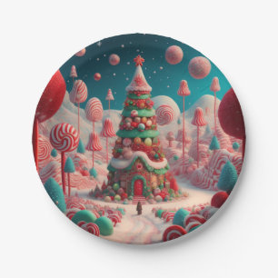 Plato De Papel Navidades pueden aterrizar en Placas de papel