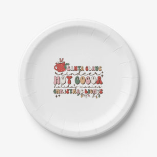 Plato De Papel navidades retro