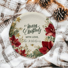 Plato De Papel Navidades rusos de vacaciones en Amaryllis