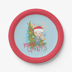 Plato De Papel Navidades Vacation Merry Clarkmas