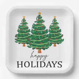 Plato De Papel Navidades Vibes