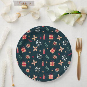 Plato De Papel Navidades Vibes