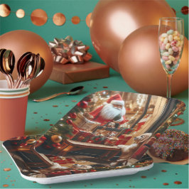 Plato De Papel Navidades y deseos