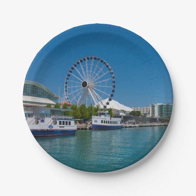 Plato De Papel Navy Pier (Anverso)