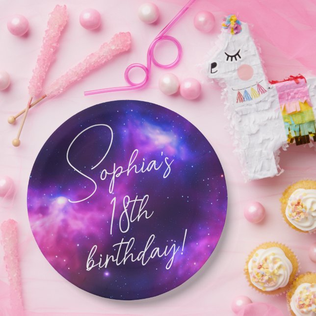 Plato De Papel Nebulosa (Fiesta)