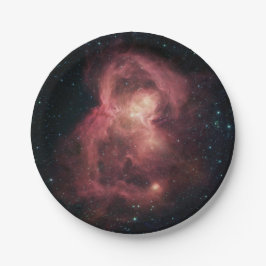 Plato De Papel Nebulosa de mariposa espacial