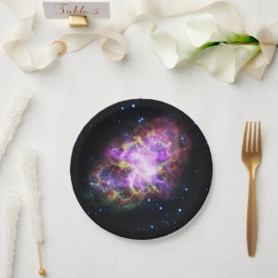 Plato De Papel Nebulosa del Cangrejo Resto de Supernova Compuesto