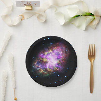 Plato De Papel Nebulosa del Cangrejo Resto de Supernova Compuesto
