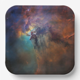 Plato De Papel Nebulosa laguna (imagen espacial astronómica) (Uni