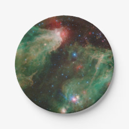 Plato De Papel Nebulosa Verde Cepheus B y C