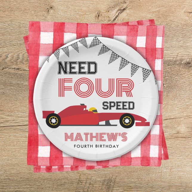 Plato De Papel Necesito un Fiesta de cuatro velocidades para auto (Subido por el creador)