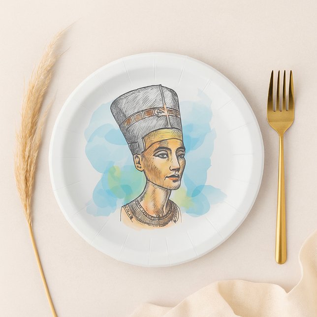 Plato De Papel Nefertiti (Subido por el creador)