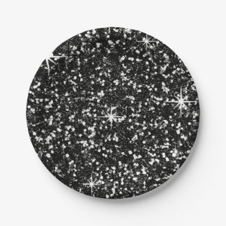 Plato De Papel Negro del PURPURINA el |