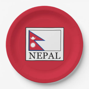 Plato De Papel Nepal