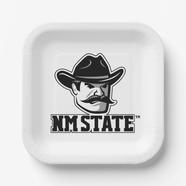 Plato De Papel New Mexico State Aggies (Anverso)
