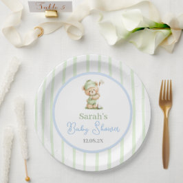 Plato De Papel New to the Club Baby Shower