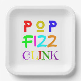 Plato De Papel New Year