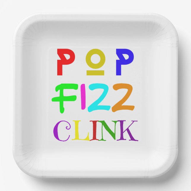 Plato De Papel New Year (Anverso)