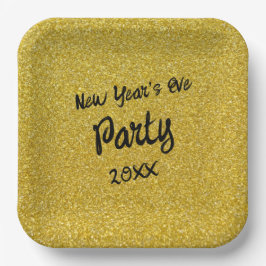 Plato De Papel New Year's Eve Party