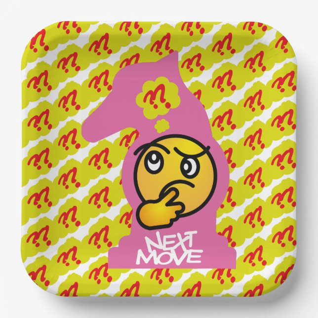 PLATO DE PAPEL NEXT MOVE MASTER CHESS BY MASANSER PIXELAT (Anverso)