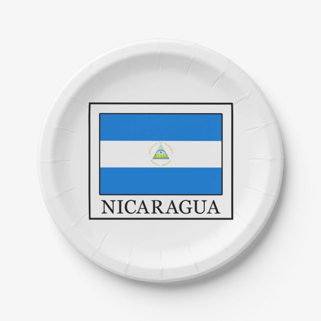 Plato De Papel Nicaragua (Anverso)