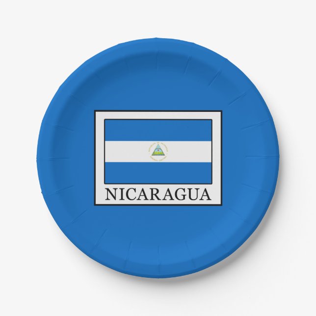 Plato De Papel Nicaragua (Anverso)