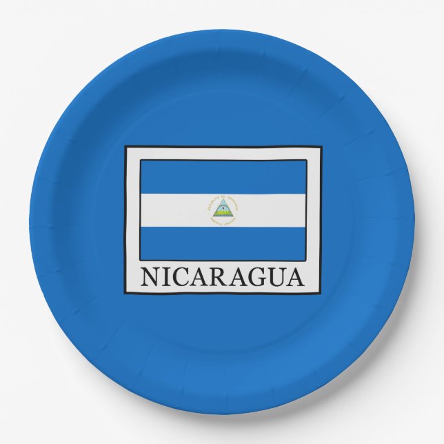 Plato De Papel Nicaragua (Anverso)