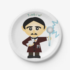 Plato De Papel Nikola Tesla