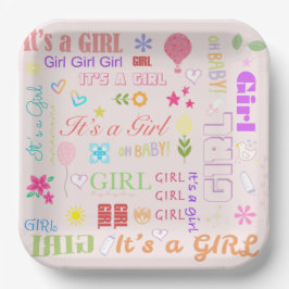 Plato De Papel Niña