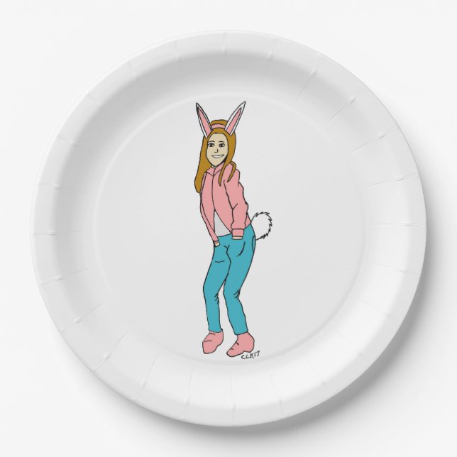 Plato De Papel niñera (Anverso)