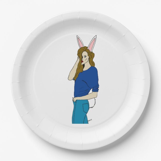 Plato De Papel niñera (Anverso)
