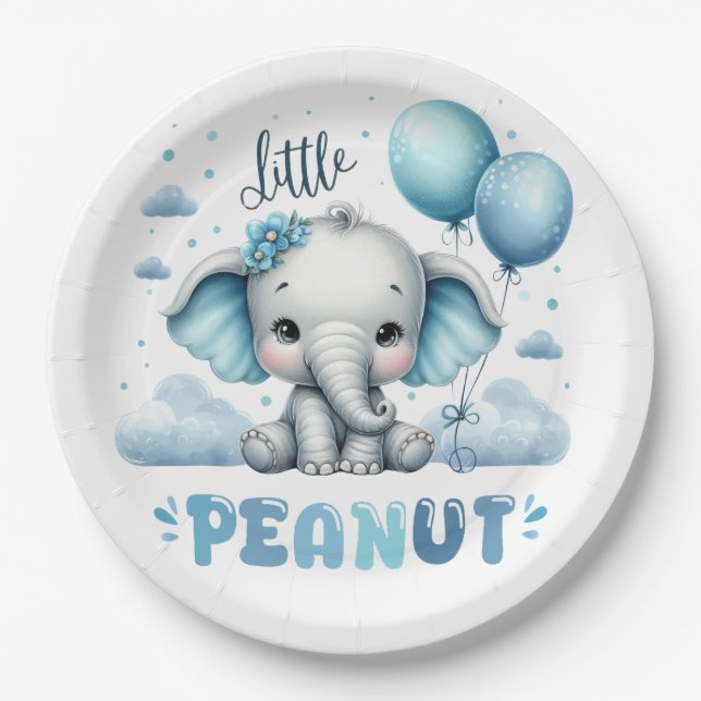 Plato De Papel Niño Maní Pequeño  (Anverso)