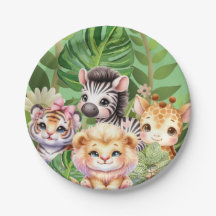 Niño Salvaje Animales Kawaii de la Jungla