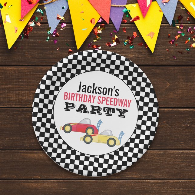 Plato De Papel Niños Cumpleaños Cute Boy Personalizado Carros de  (Subido por el creador)