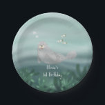 Plato De Papel Niños Cute Ocean Seal Primer Cumpleaños<br><div class="desc">Este lindo plato de fiesta de cumpleaños tiene un fondo azul turquesa con un bonito sello oceánico. El diseño permite añadir un nombre y un cumpleaños en un guión caprichoso. El diseño submarino perfecto para el cumpleaños de cualquier amante del océano, ideal para el primer cumpleaños, pero totalmente neutro en...</div>