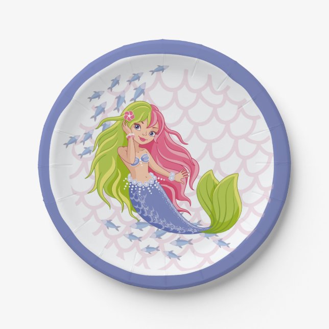 Plato De Papel Niños de cumpleaños (Anverso)