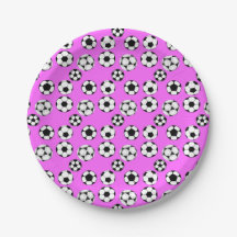 Niños partidos de fútbol pelotas de fútbol rosados