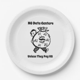 Plato De Papel No centros de datos a menos que nos paguen