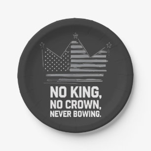 Plato De Papel No hay reyes en Estados Unidos que salven la democ