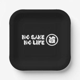 PLATO DE PAPEL NO SAKE NO LIFE