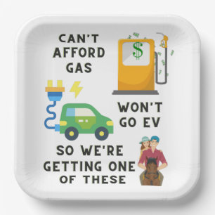 Plato De Papel No se puede permitir el gas o la EV, así que compr