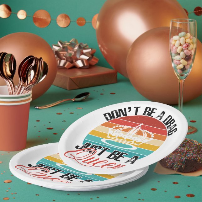 Plato De Papel No ser placas de papel de arrastre (Multi)