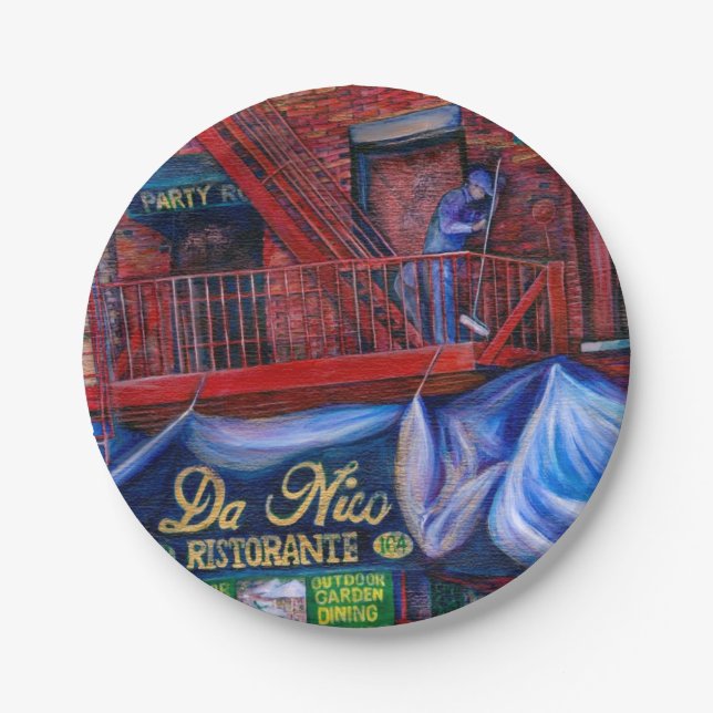 Plato De Papel ¿No te gusta el Pintura Roja? (Anverso)