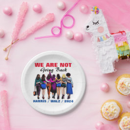 Plato De Papel No vamos a volver Harris Waltz Señora Presidenta