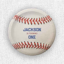 Plato De Papel Noche de cumpleaños del beisbolista Rookie del año