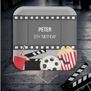 PLATO DE PAPEL NOCHE DE LA PELÍCULA