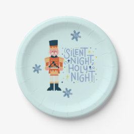 Plato De Papel Noche silenciosa, noche santa