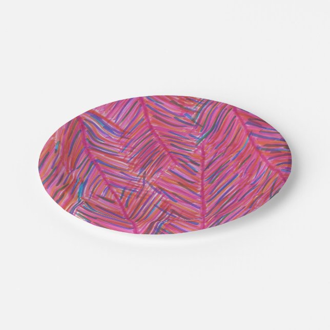 Plato De Papel Noches tropicales calientes (Angular)
